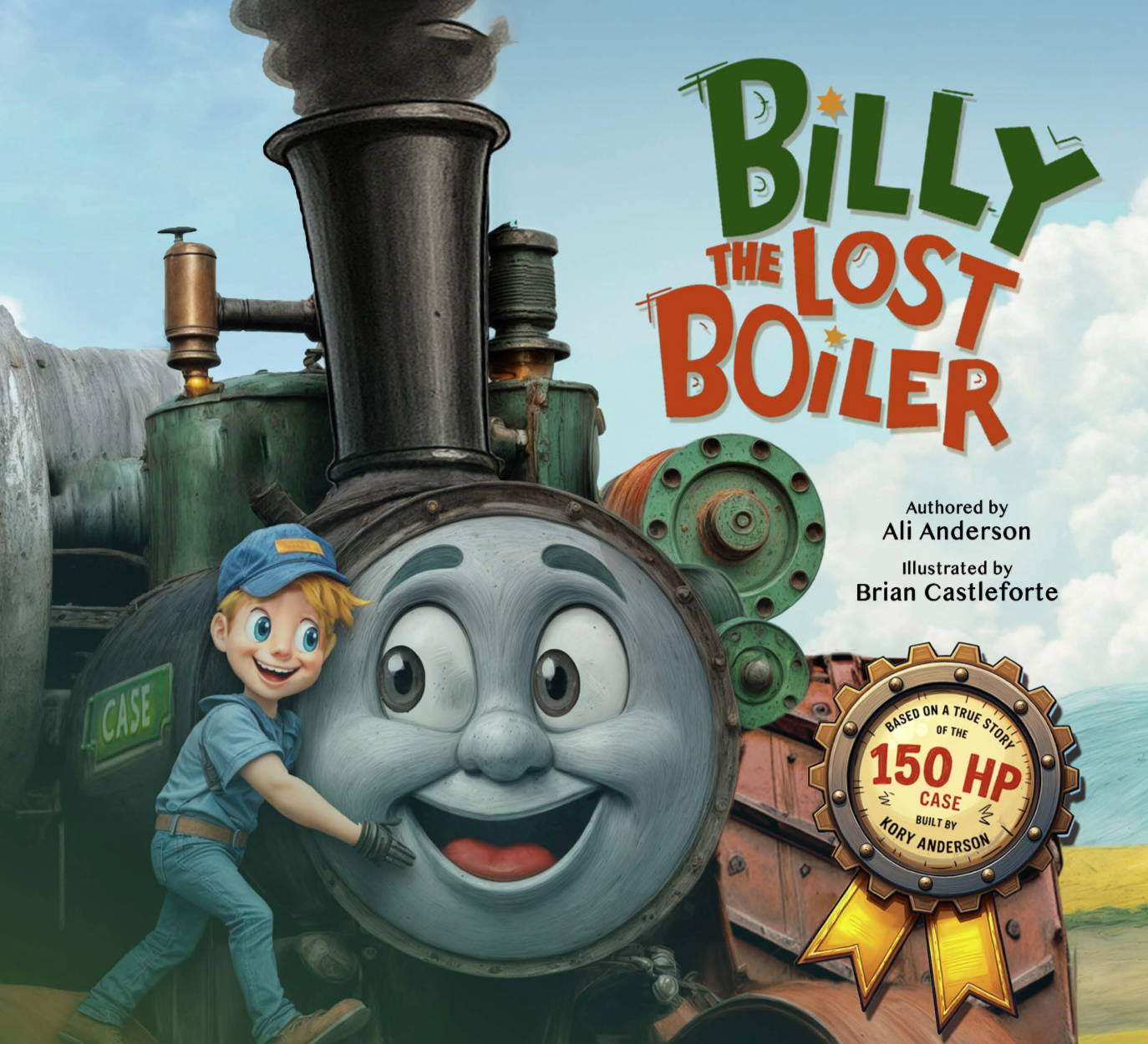 Billy the Lost Boiler — book cover by Ali Anderson